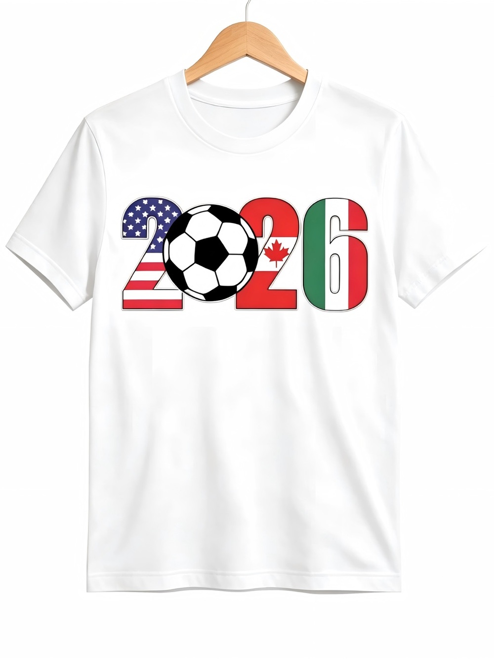 2026 FIFA World Cup Soccer Graphic Womens Mens T-shirt Unisex Football